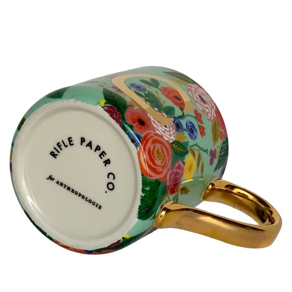 Rifle Paper Co. x Anthropologie Garden Party Initial “C” Monogram Mug Cup - Picture 5 of 7